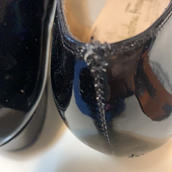 SALVATORE FERRAGAMO VERA BOW FLATS 8 CLASSIC - Picture 16 of 16